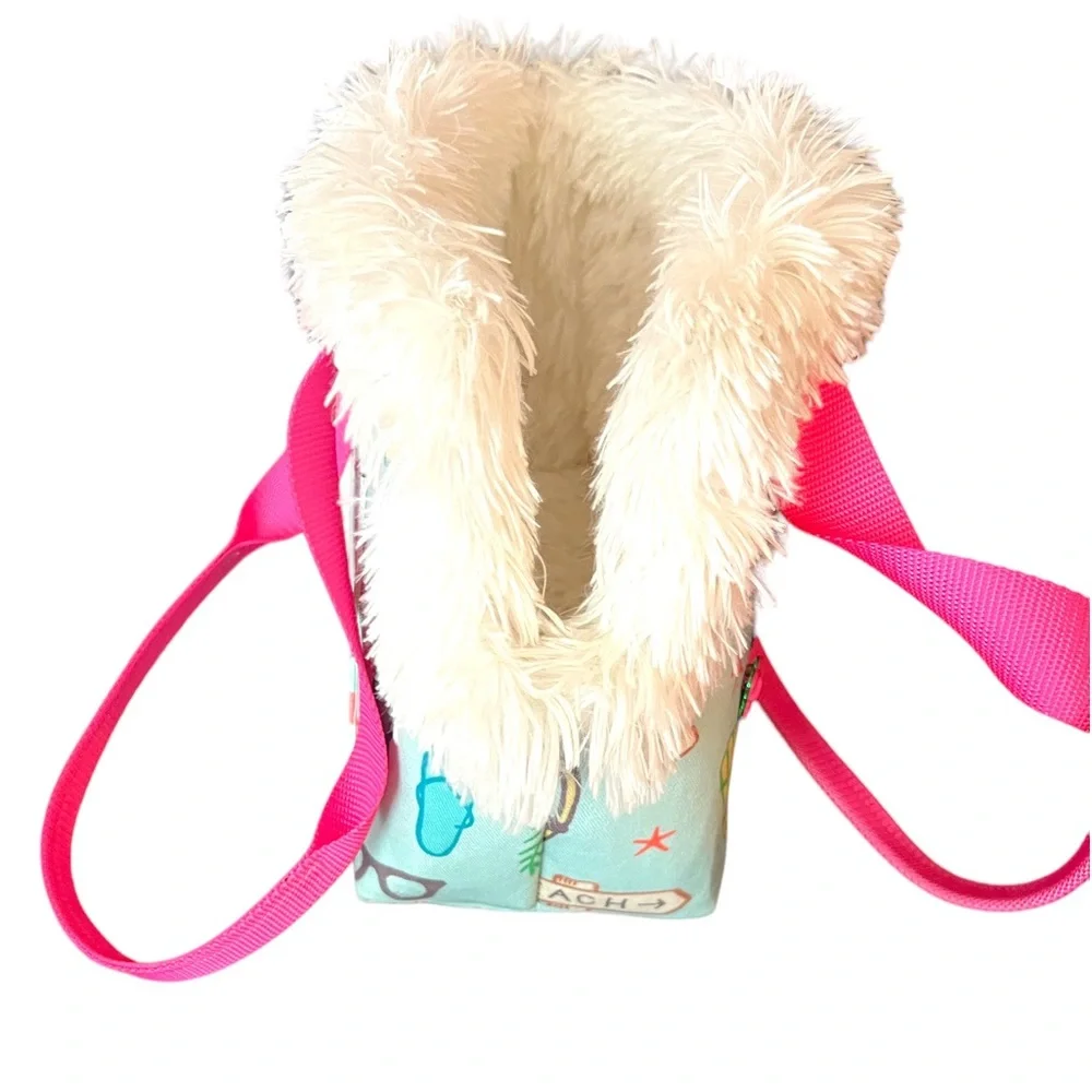 Tropical “Aloha Me To Paradise” 🌴🌺 High End Dog Carrier Purse ONE OF A KIND